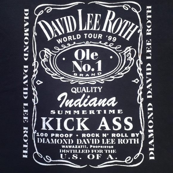 Vintage David Lee Roth 1999 Y2K Tour Shirt - Picture 3 of 8